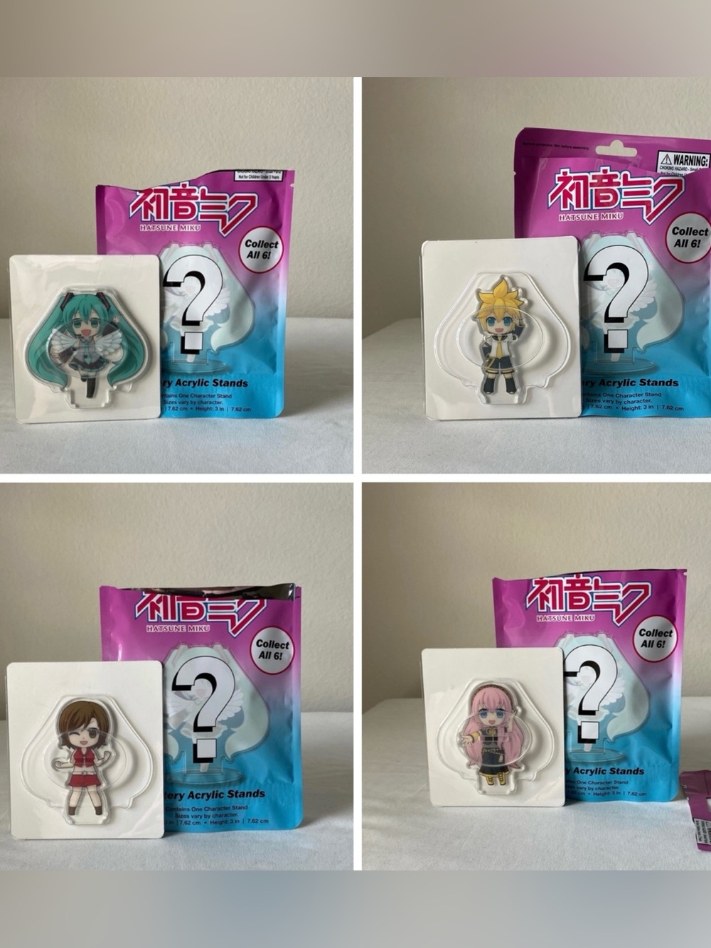 Hatsune Miku Acrylic Character Stands Bundle Set